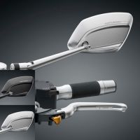 Zpětné zrcátko Rizoma 4D univerzální, E-mark - PRAVÉ pro motocykly, černé
